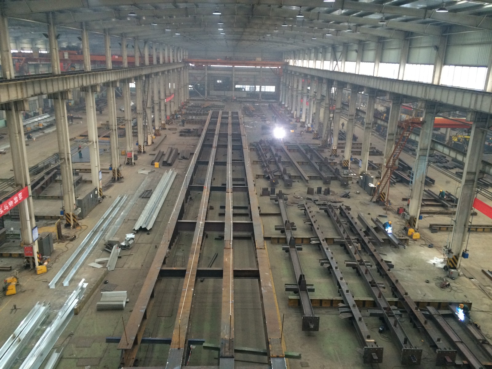 Steel Structure Components for Industrial Construction