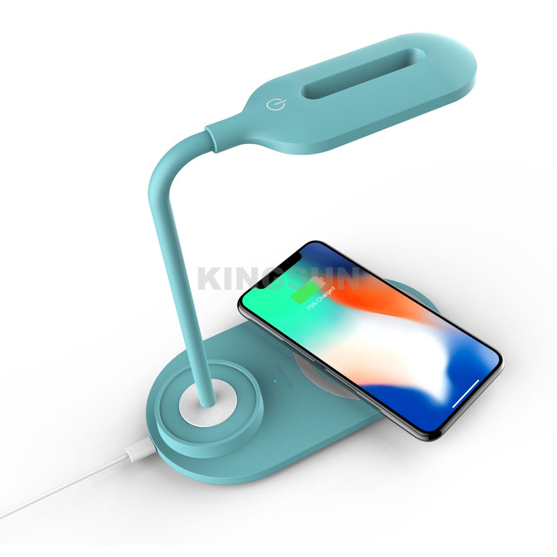 Eye caring desktop touch control LED light lamp with wireless charger - Image 2