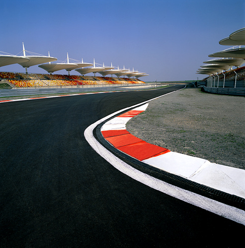 Shanghai International Circuit Asphalt Race Track
