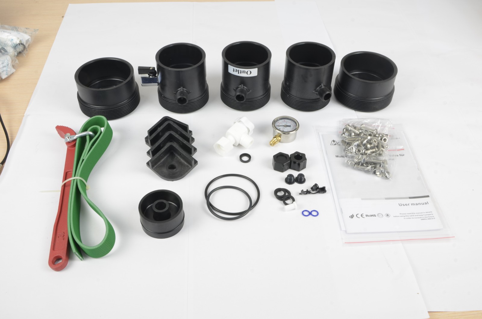 Manual Multiport Control Valve for Water Softeners