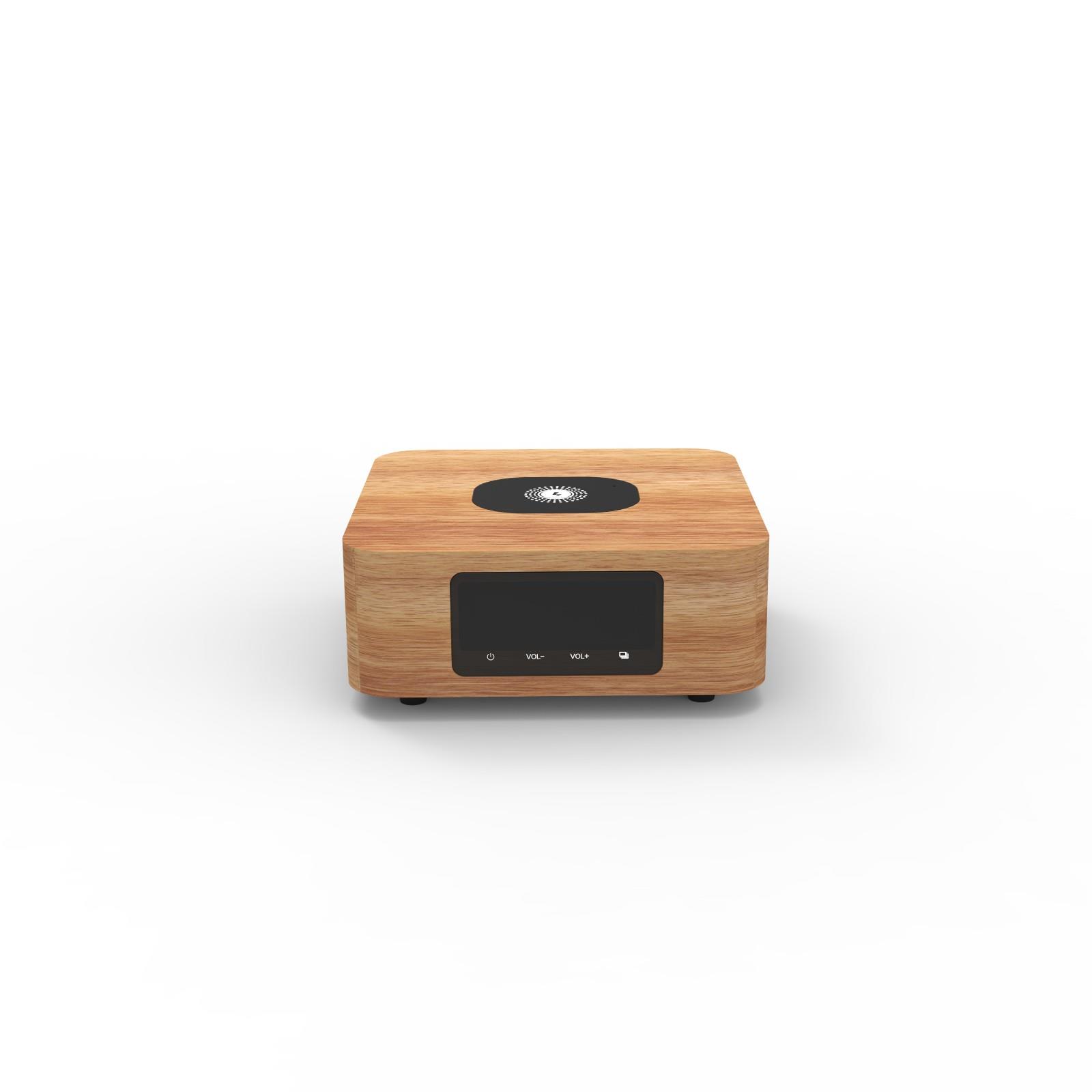 F5-10 Smart home mobile phone wireless charging desktop Bluetooth audio, alarm clock audio - Image 2