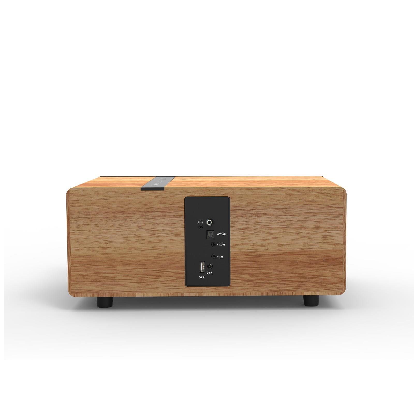 30W Desktop Bluetooth Speaker with Wood Enclosure