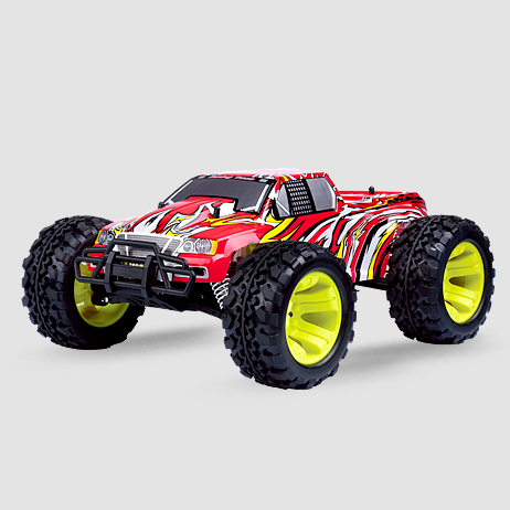 Off-Road RC Monster Truck with Knobby Tires