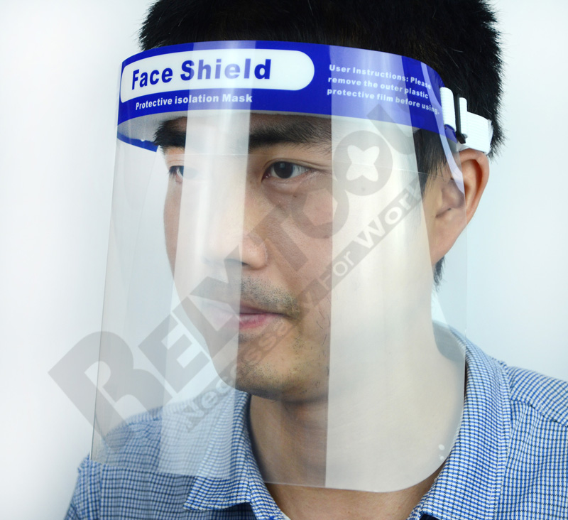 Clear Plastic Full Face Shield