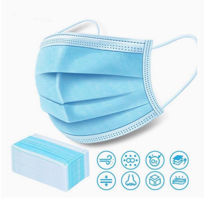 Disposable Ear-Loop Face Masks