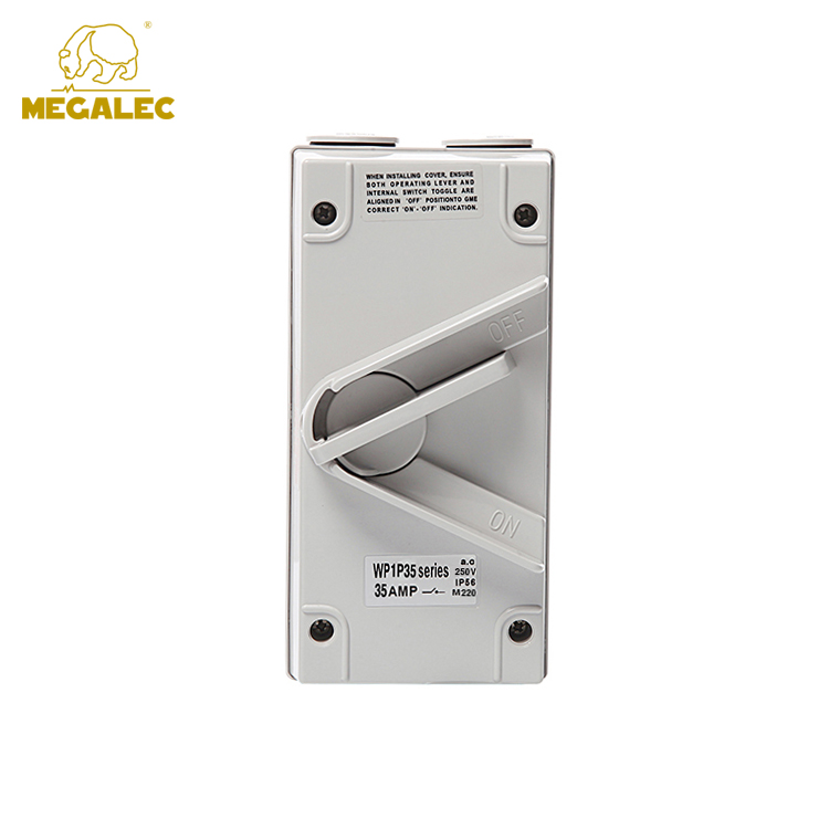 Single Pole 250V 35A Isolator Switch