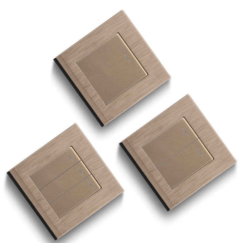 Factory customized British Standard Wall socket 86mm*86mm/146mm13A socket and light switch 220V-250V~ - Image 2