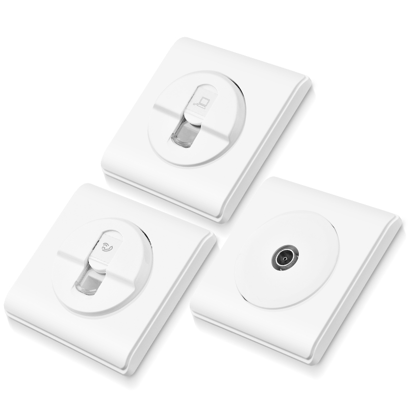 72x72mm European Standard Socket and Light Switch