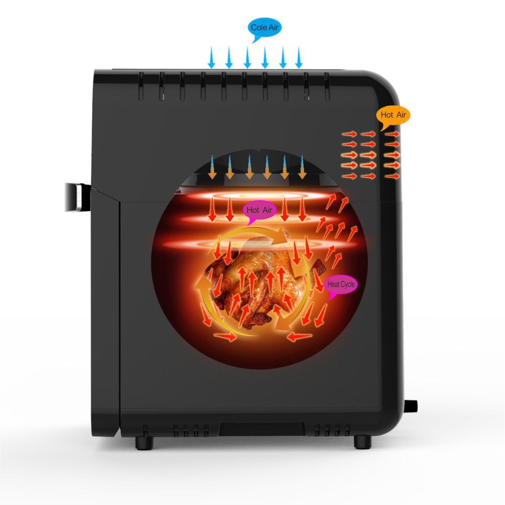 12L Multifunction Air Fryer with Digital Controls