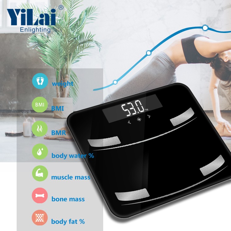 Factory direct sale 180kg/396lb/28st Big Display Body Fat Scale - Image 2