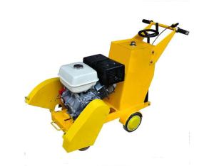 Vibratory road roller on a construction site
