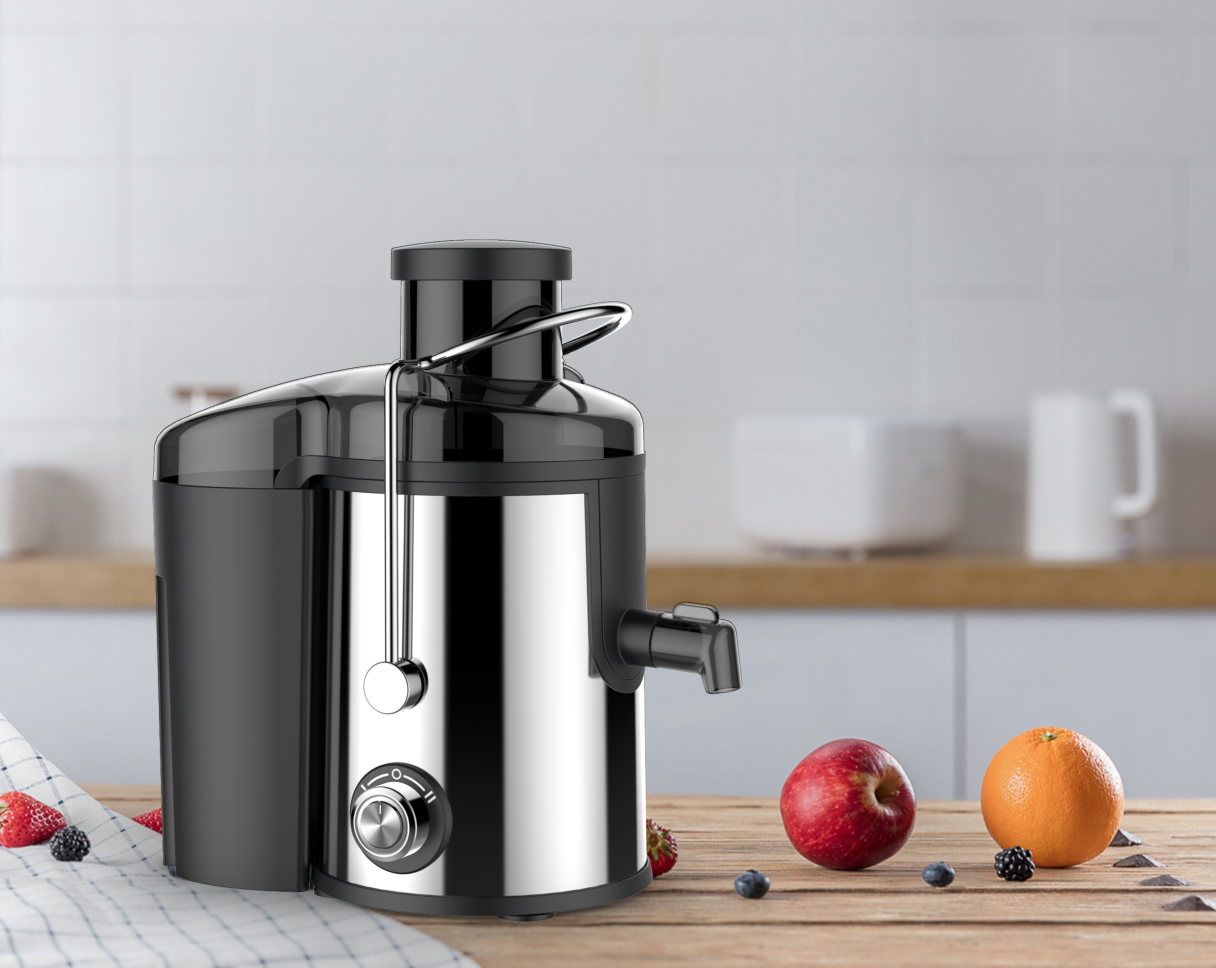 Electric Fruit and Vegetable Juicer with Stainless Steel Housing