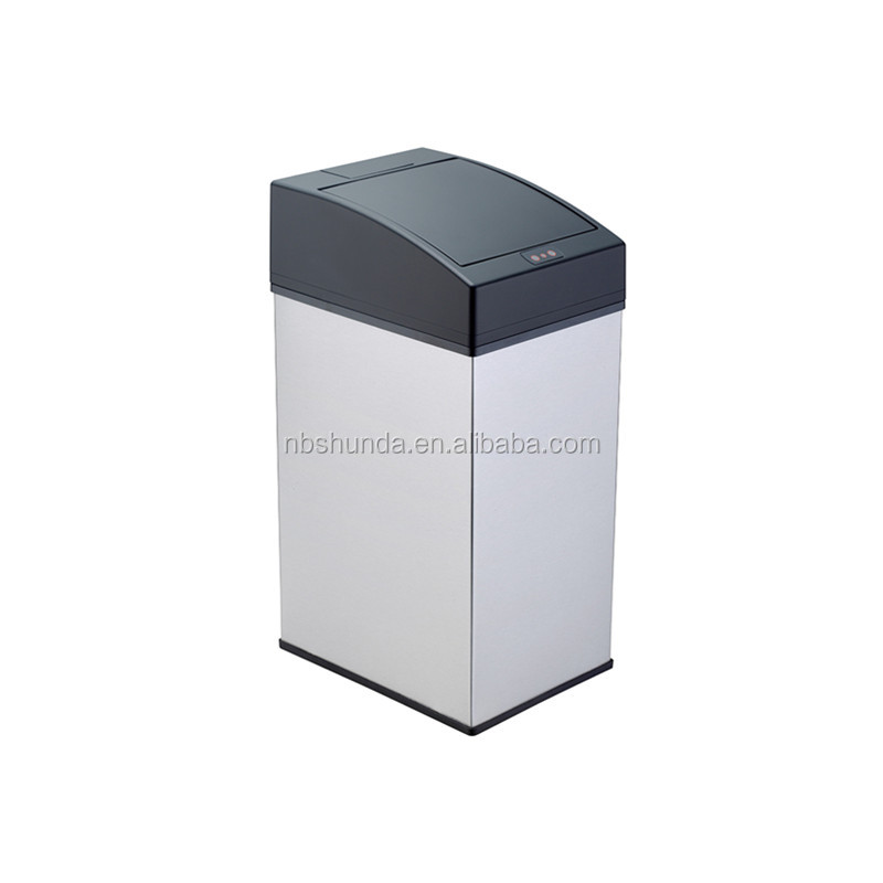 Comparison of different trash can sizes
