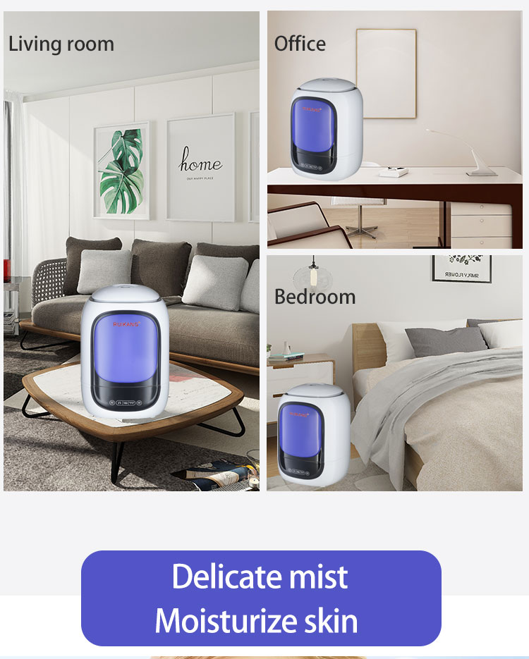 Luxury air humidifier in a living room setting