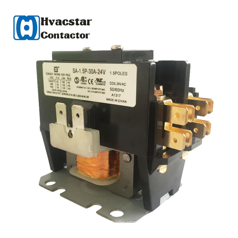 Factory Price HVAC Definite Purpose Brand Magnetic 1 Phase Electronic AC Contactor 1P 20A - Image 3