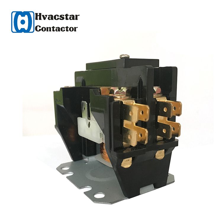 Side profile of the magnetic contactor