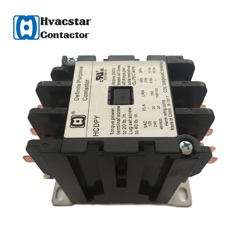 3-Phase AC Definite Purpose Contactor 20A