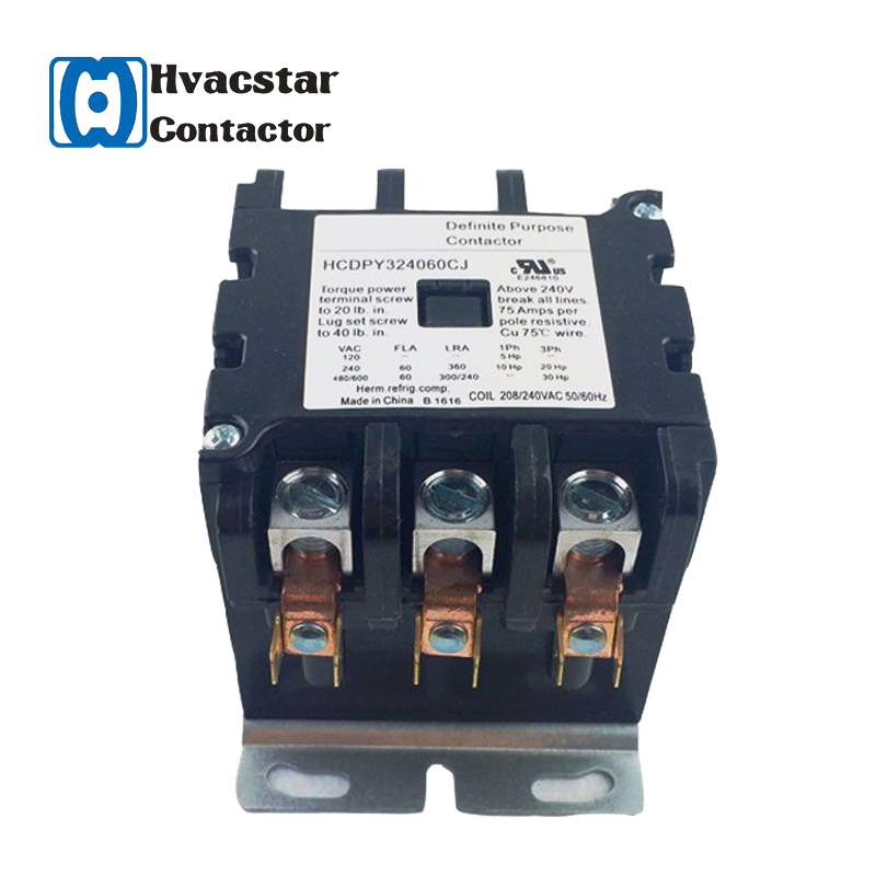 Factory Price HVAC Definite Purpose Brand Magnetic 3 Phase Electronic AC Contactor 3P 60A - Image 2