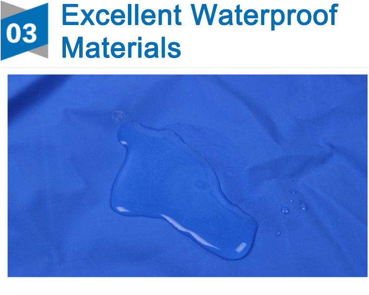 Waterproof material demonstration