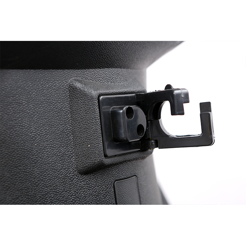 Close up of the scooter storage hook