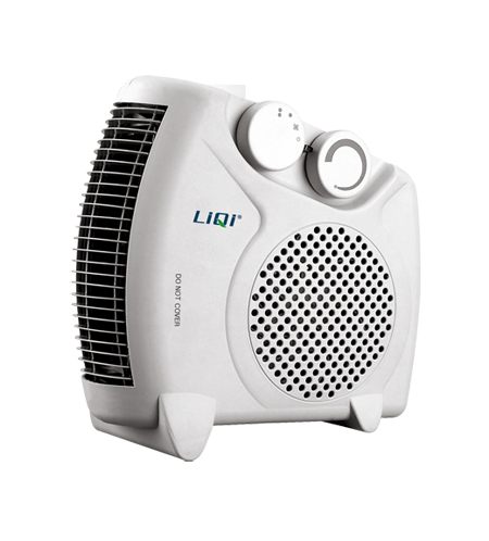 Compact Fan Heater with Adjustable Thermostat