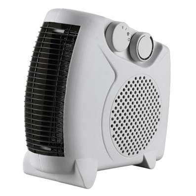 Compact Fan Heater with Adjustable Thermostat
