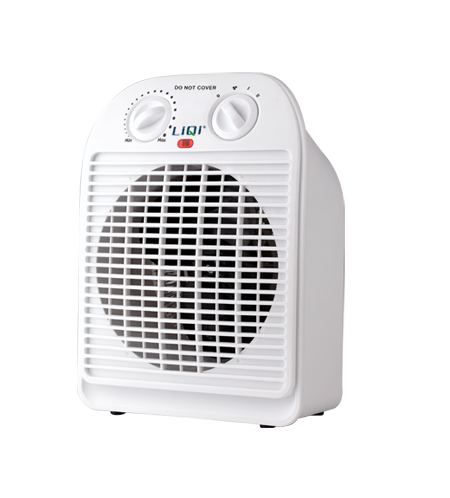 Compact Fan Heater with Adjustable Thermostat