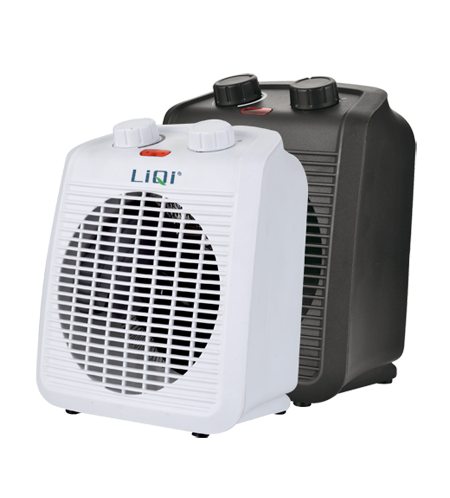 Compact Fan Heater with Adjustable Thermostat