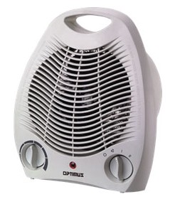 Compact Fan Heater with Adjustable Settings
