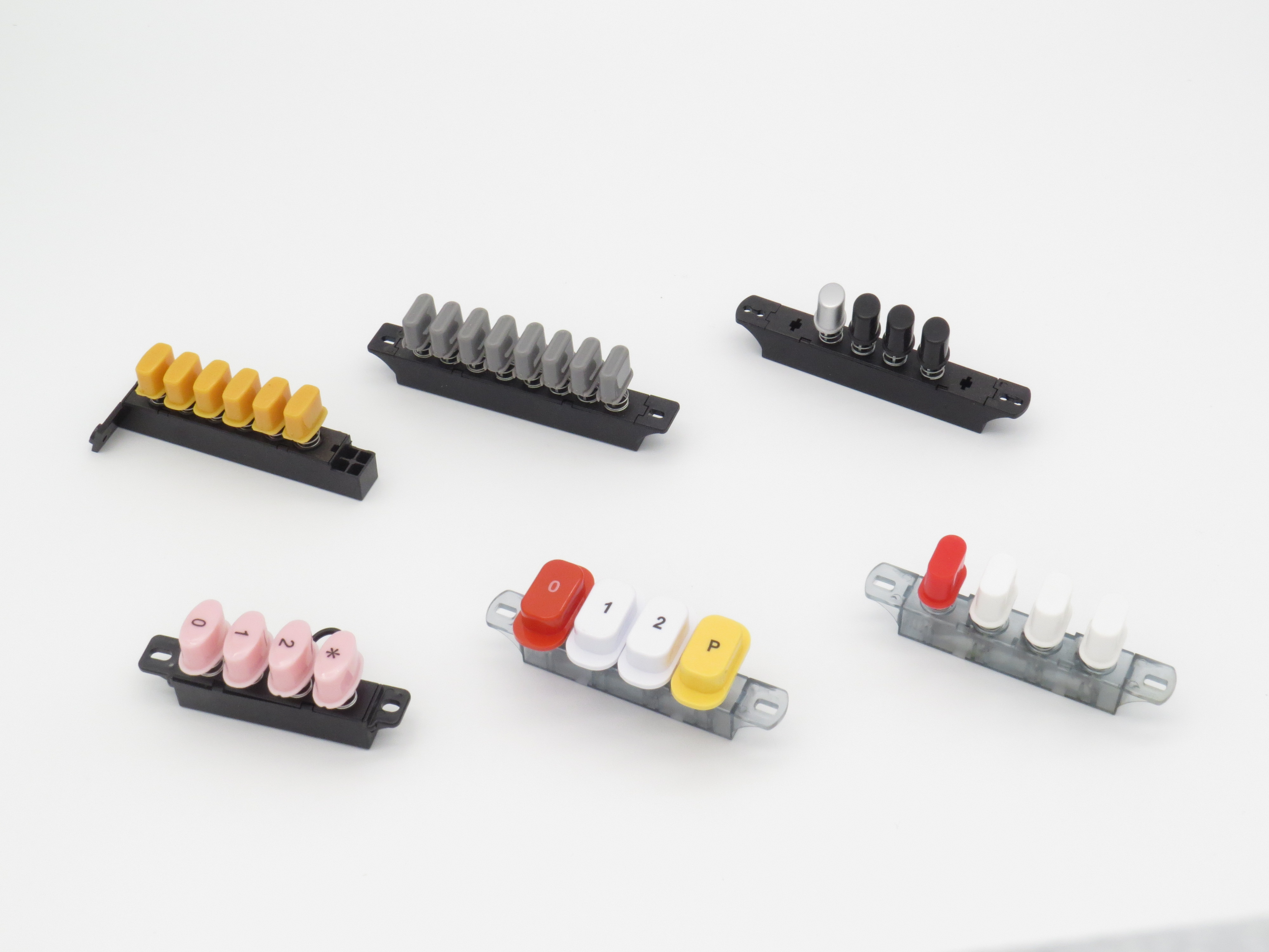 Multi-Button Piano Key Switch for Fan Control