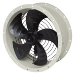 Axial Fan with Circular Mounting Frame