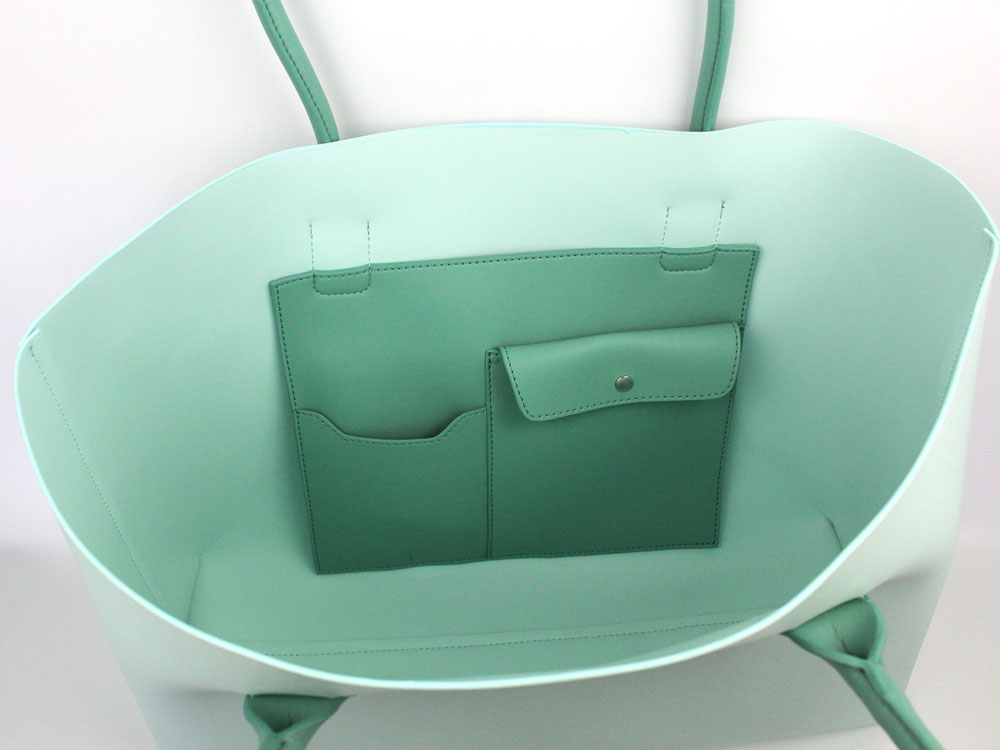Neo-Mint Wireless Charging Tote Bag