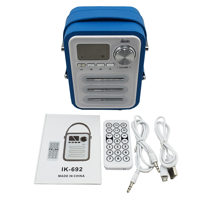 Fashionable Design Mini Portable Remote Control Wireless Bluetooth Speaker With Handle - Image 2