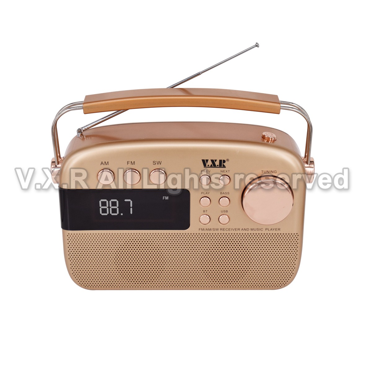 Portable AM/FM/SW Radio with MP3 Player