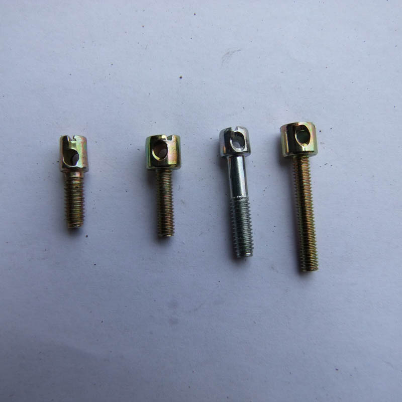 Slotted Set Screws with Cross Holes