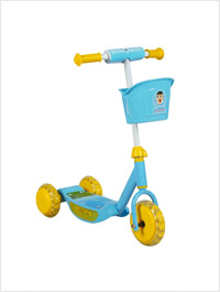 Three-Wheel Scooter with Basket