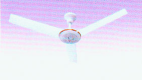 Three-Blade Ceiling Fan for Indoor Cooling