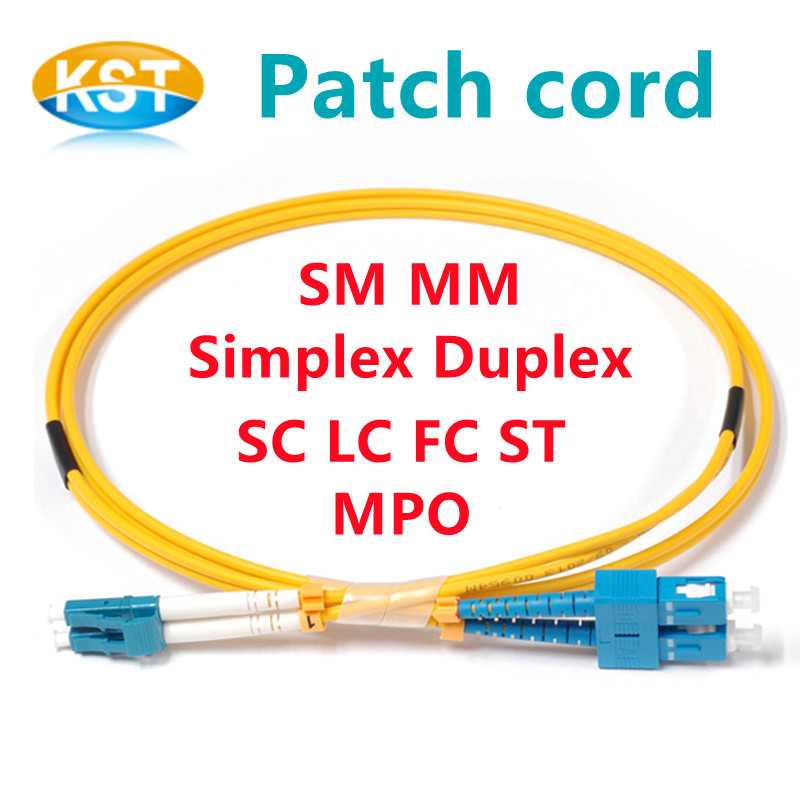 Fiber Optic Patch Cord SM MM Duplex Simplex Jumper SC LC FC ST MPO Connector - Image 3