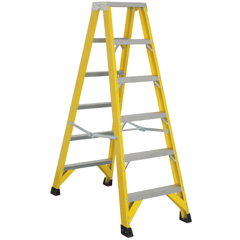 FIBERGLASS DOUBLE SIDED STEPLADDERS - Image 2