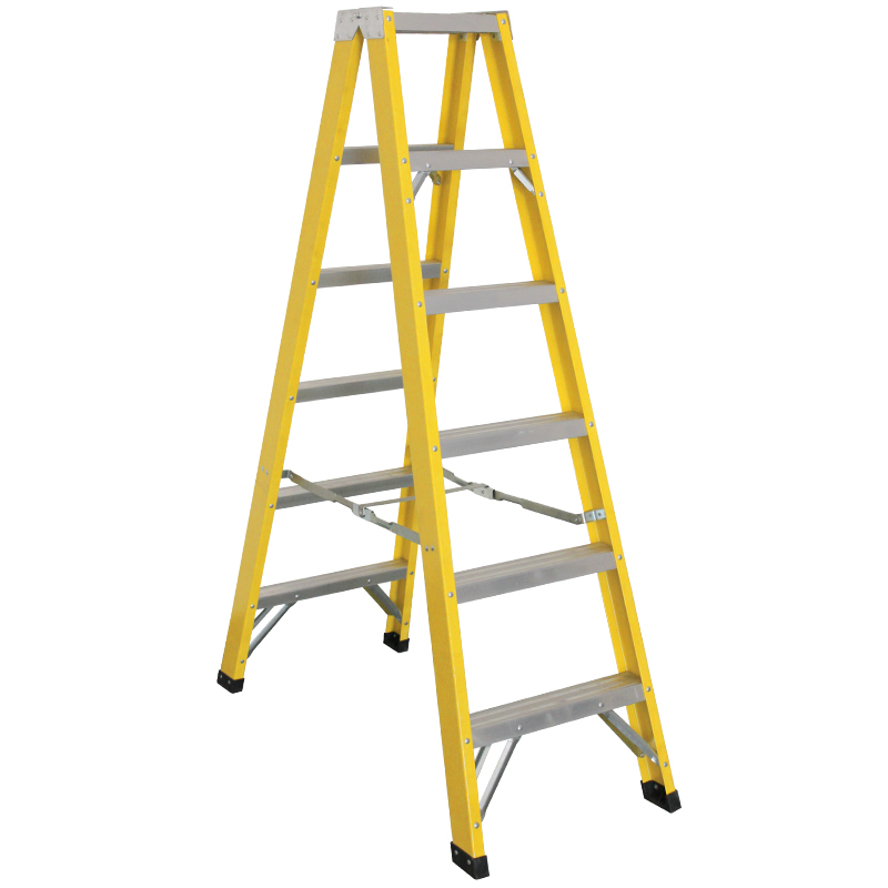 FIBERGLASS DOUBLE SIDED STEPLADDERS - Image 2
