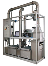 Filter Media Performance Tester with Light Scattering Spectrometer