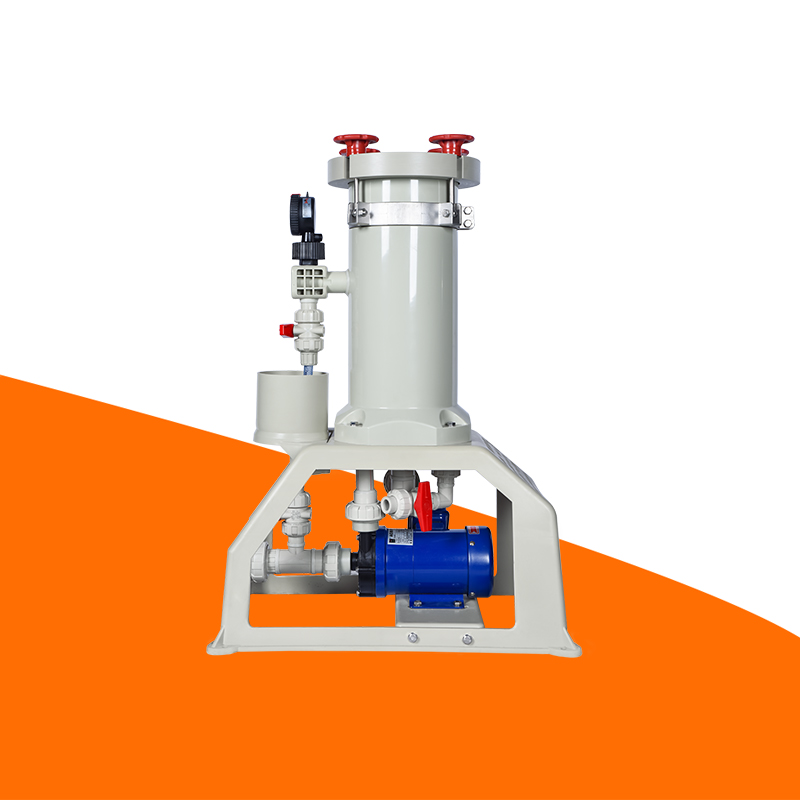 Industrial Filtration System with Pressure Gauge