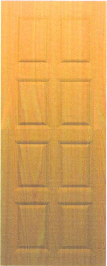Eight-Panel Simulated Wood Grain Interior Door