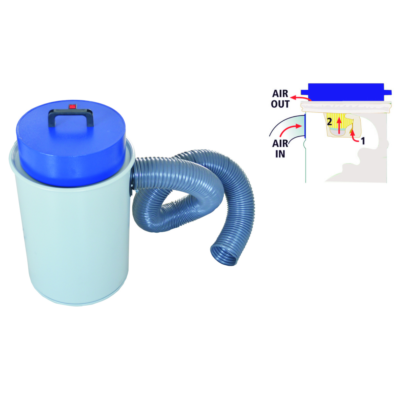 50L Fine Filter Dust Collector