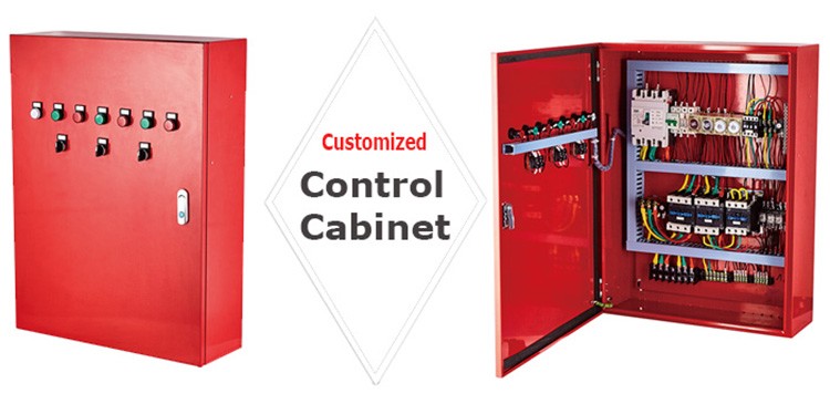 Customized industrial control cabinet for fire pumps