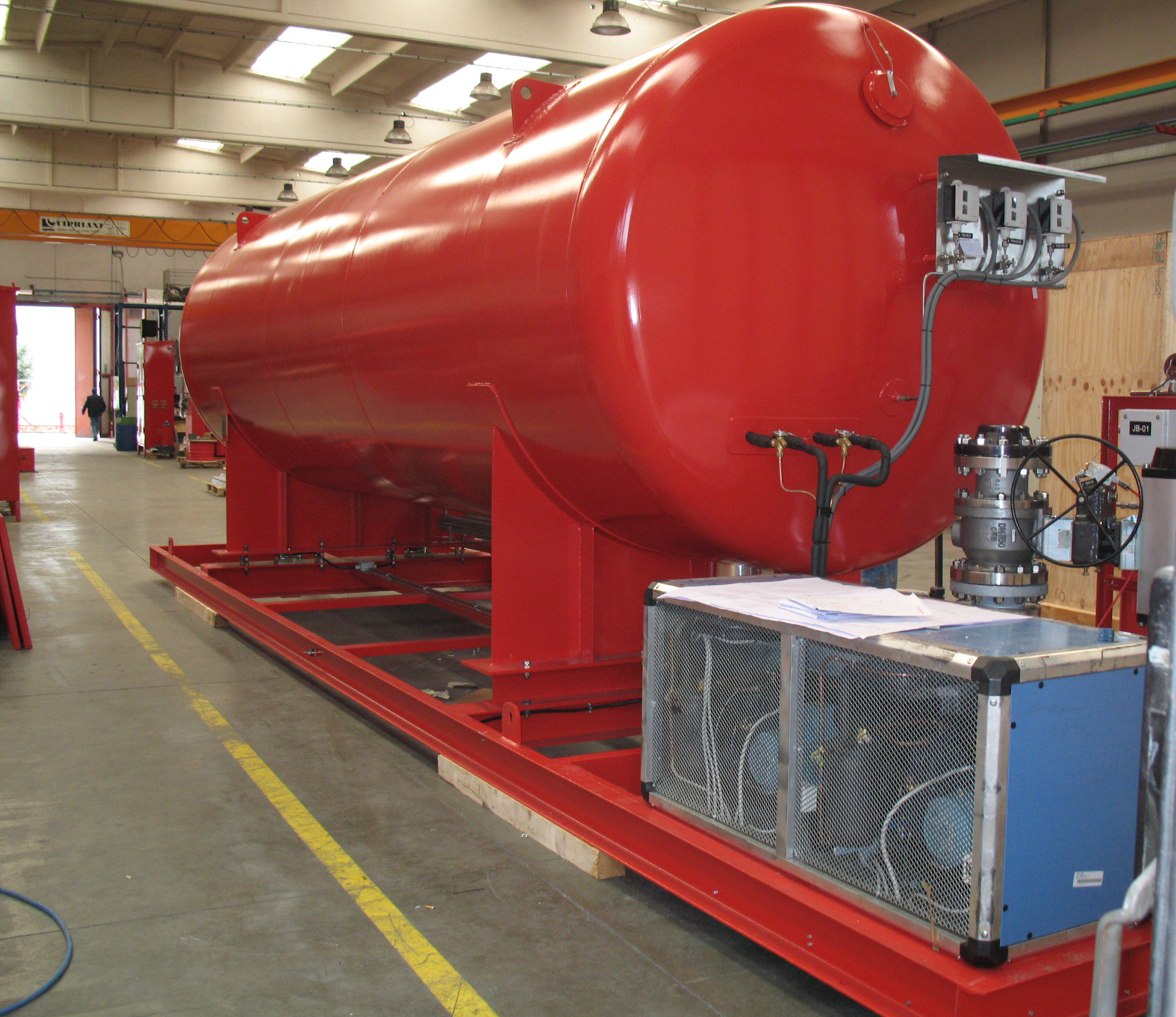 Industrial Fire Suppression Water Tank
