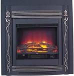 Electric Fireplace with Realistic Flame Effect