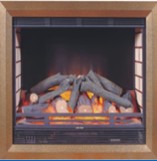Electric Fireplace with Simulated Flame