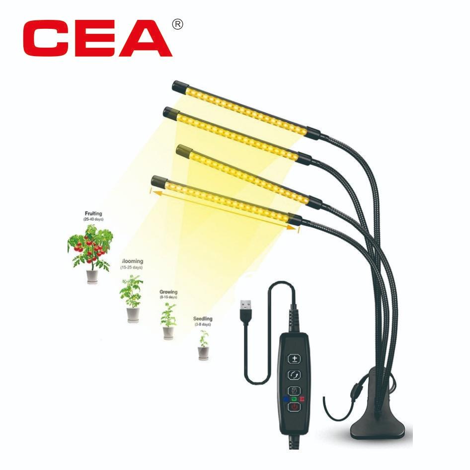 fito lamp,with table clamp,2 tube, 3 tube, 4 tube,red ,blue spectrum,help plant growing - Image 2