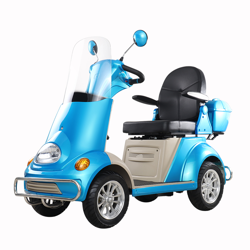 Fj-S600 Safe 4 Wheel Electric Handicapped Scooter Motorized Scooter Without Roof - Image 3